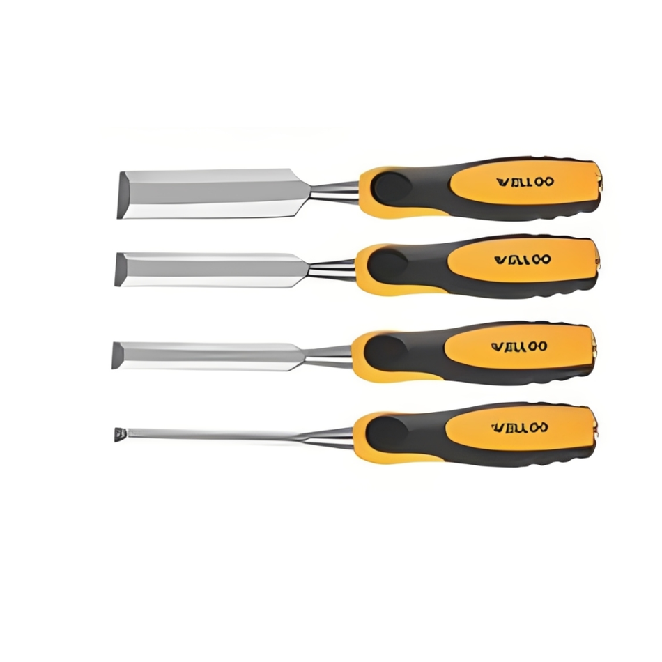Welloo 4pcs Wood Chisel Set 6-12-19-25mm WCS5404