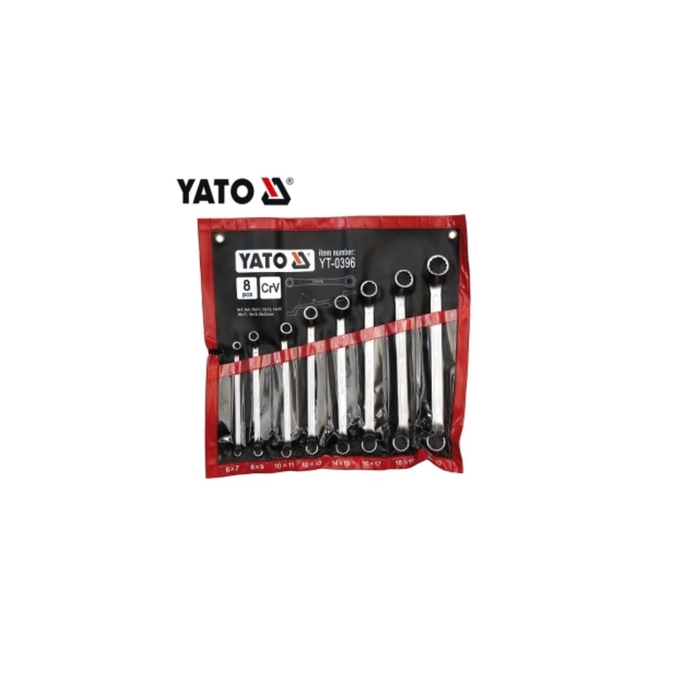 YATO DOUBLE RING SPANNER SET 8Pcs YT-48185