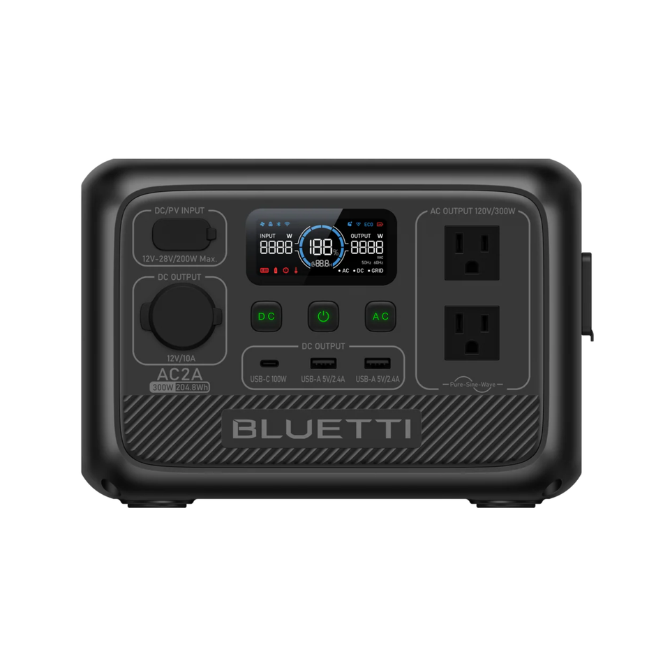 BLUETTI PORTABLE POWER STATION 300W AC2A