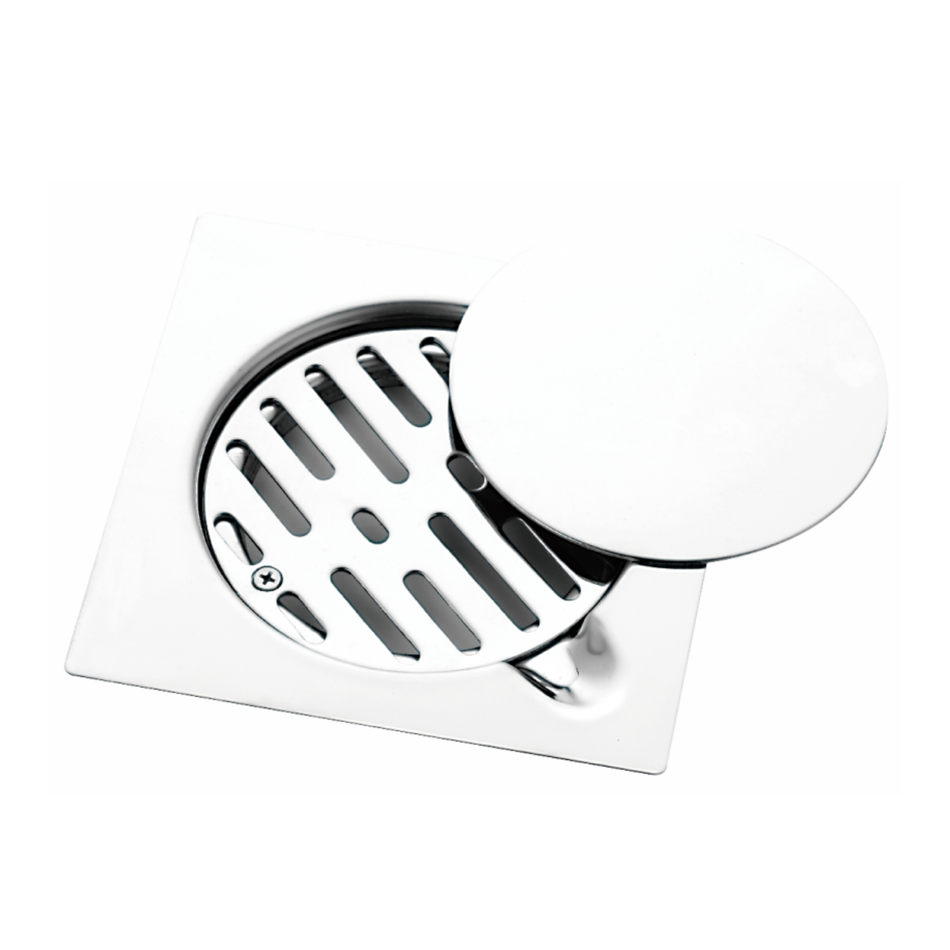 STAINLESS FLOOR DRAIN WITH COVER 20*20CM MD-HWS9010