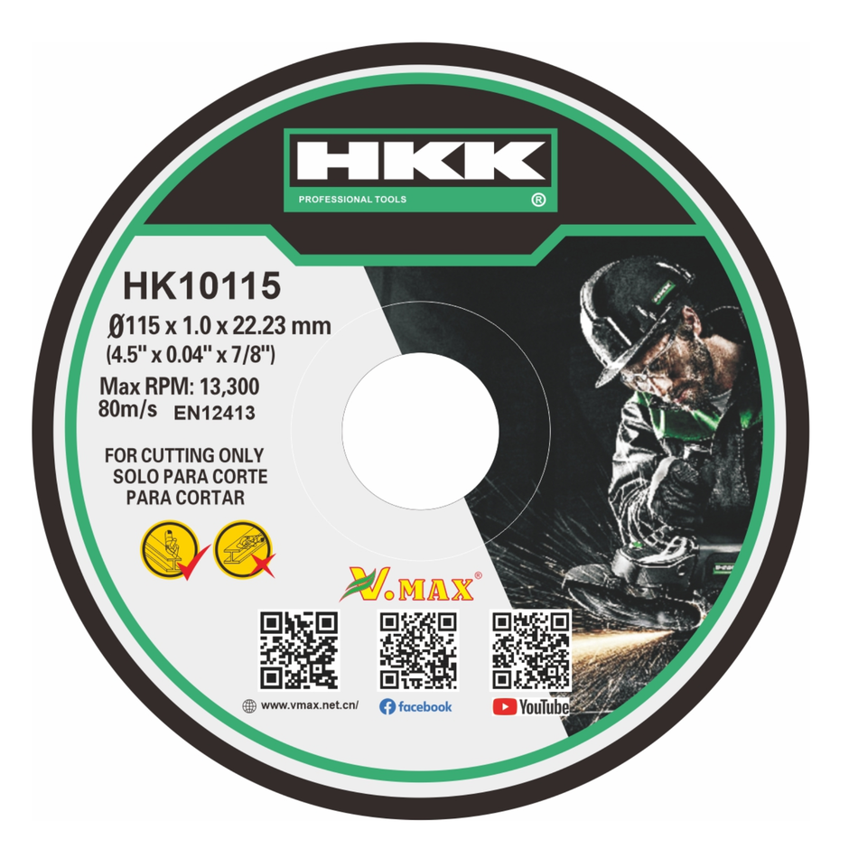 HKK CUTTING DISK METAL HK10115 115*1.0*22.23mm