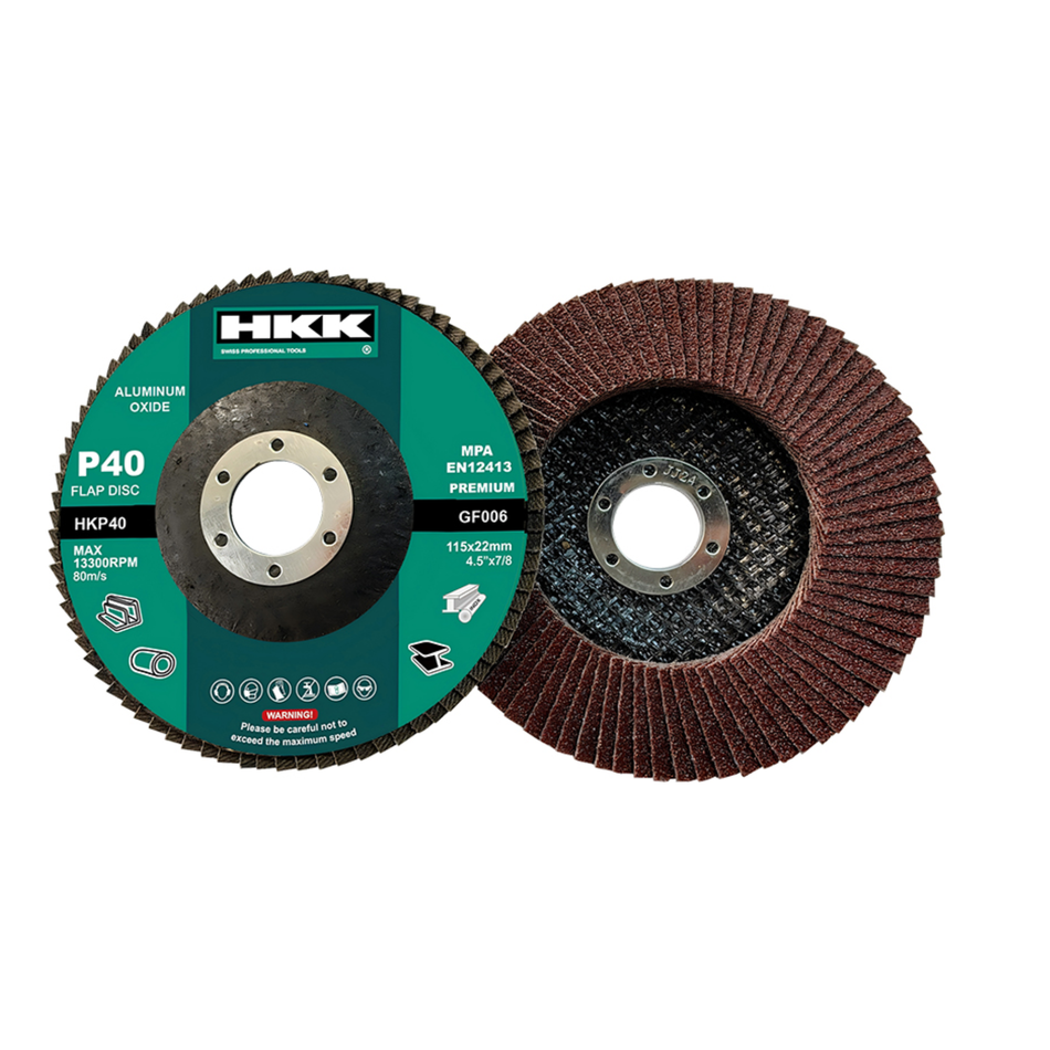 HKK FLAP DISK RED 4.5INCH 24*16*72  HKP