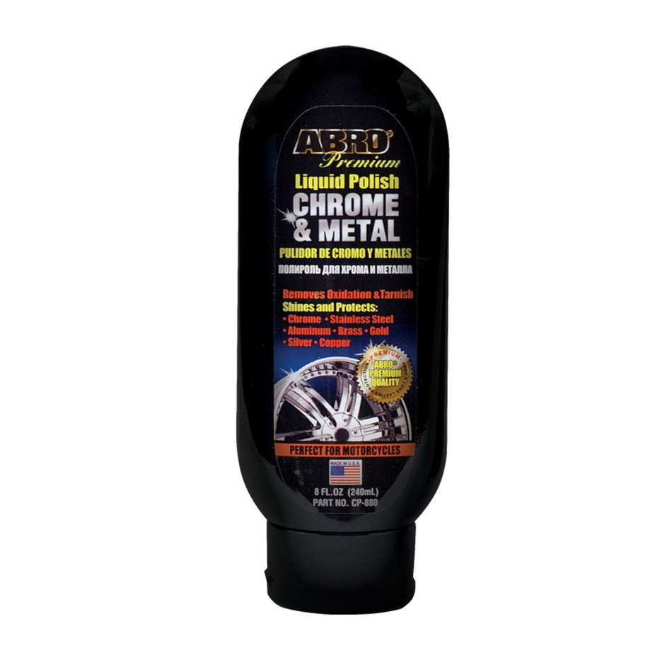 ABRO LIQUID POLISH CHROME & METAL 8Oz CP-880