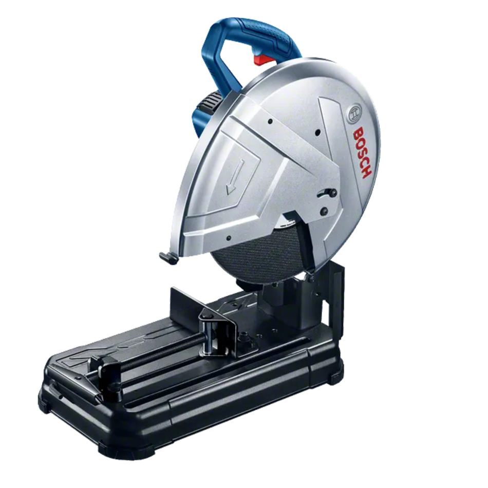 Bosch circular saw on a white background