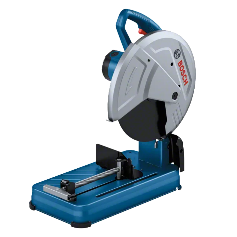 Bosch cut-off saw on a white background