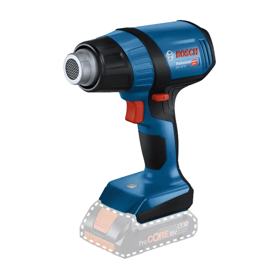 Bosch power tool with a white background
