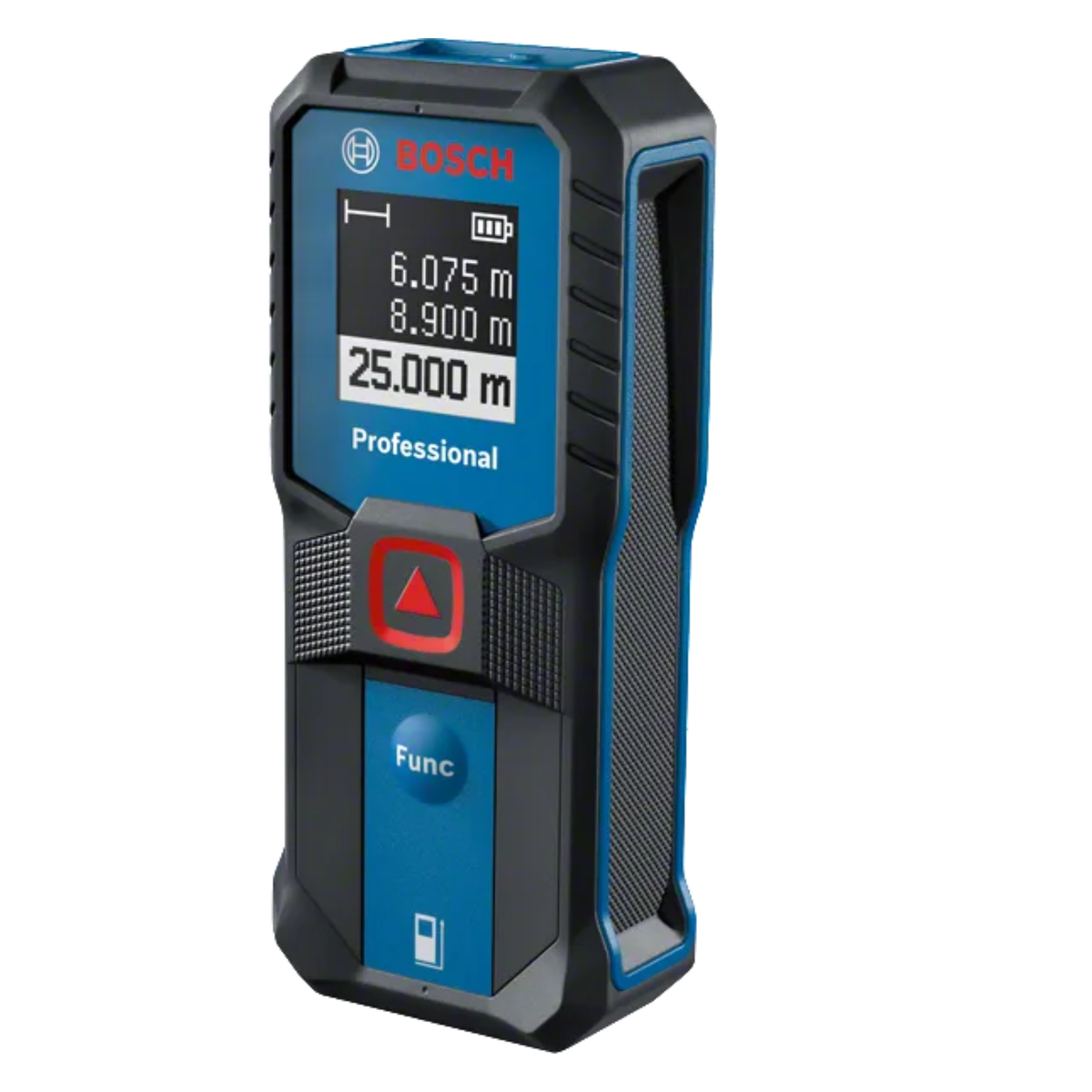 Bosch laser measure device on a white background