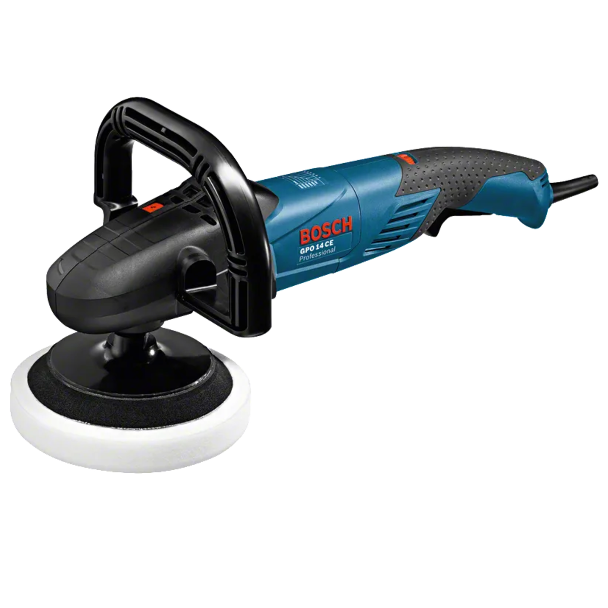 Bosch polisher on a white background