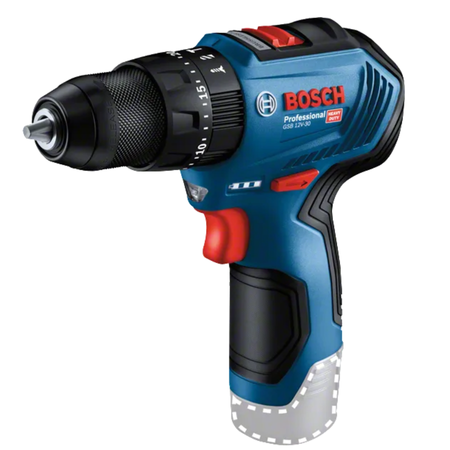 Bosch cordless drill on a white background