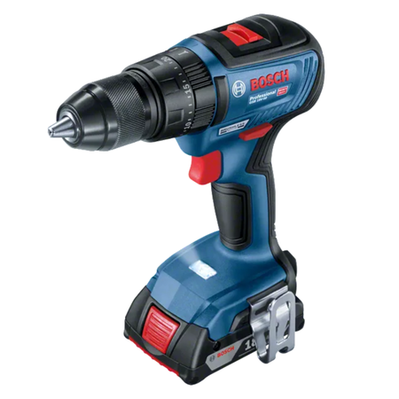 Bosch cordless drill on a white background