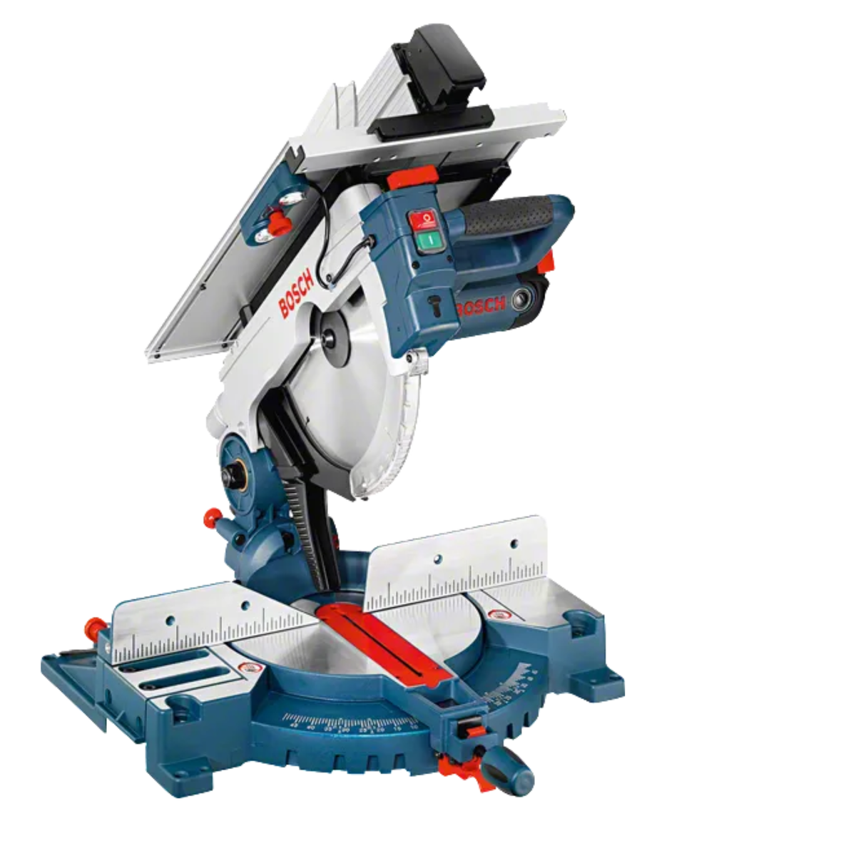 Bosch circular saw on a white background