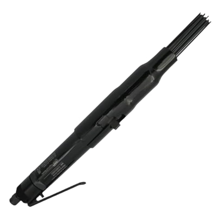 Black hair straightening iron on a white background