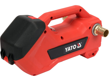 Red and black Yato pressure washer on a white background