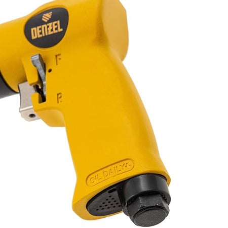 Yellow Denzel air tool on a white background
