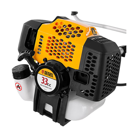 Denzel backpack blower engine on a white background
