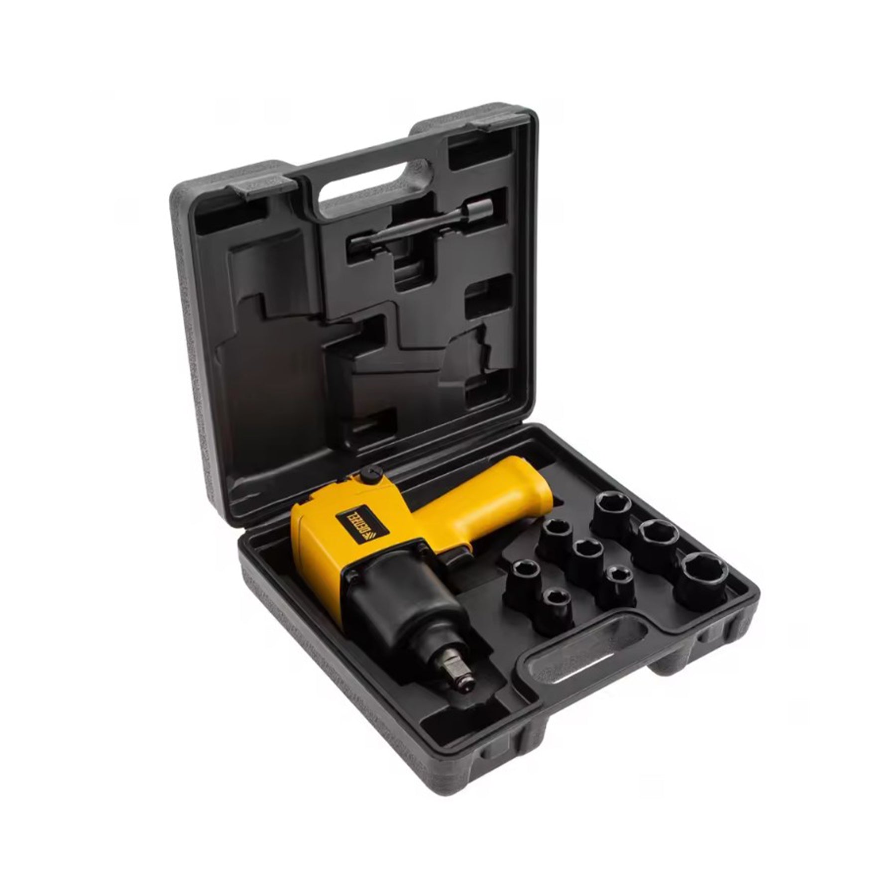 Denzel 1/2" Air Impact Wrench + Head Set Iw860 868nm 7000 Rpm 57473 (3 Months Warranty)