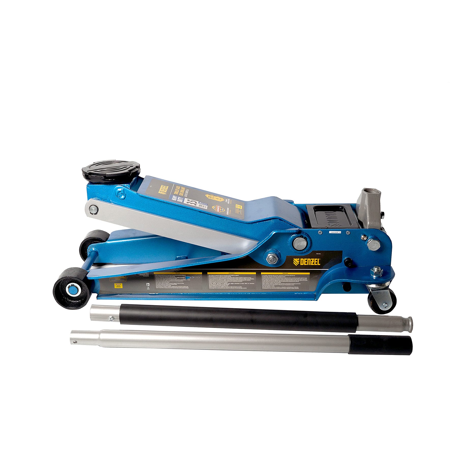 Denzel 3.5T Heavy Duty Trolley Jack Low Profile Quick Lift 100-565Mm 7751135 (6 Month Warranty)