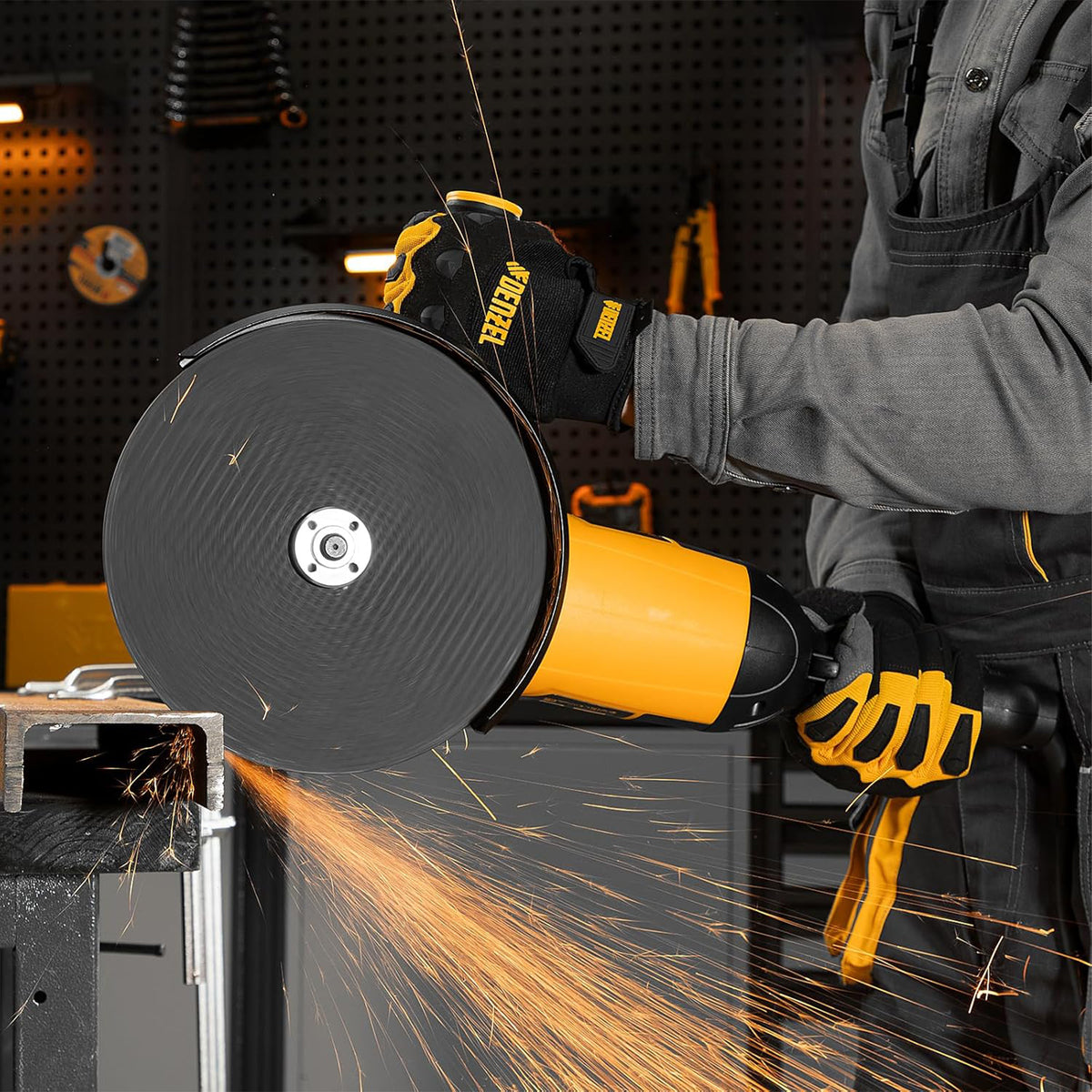 Denzel Angle Grinder Ag230 2600W 230mm 8826917 (1 Year Warranty)