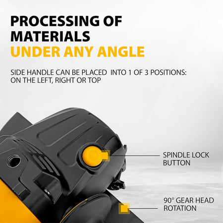 Denzel Angle Grinder Ag230 2600W 230mm 8826917 (1 Year Warranty)