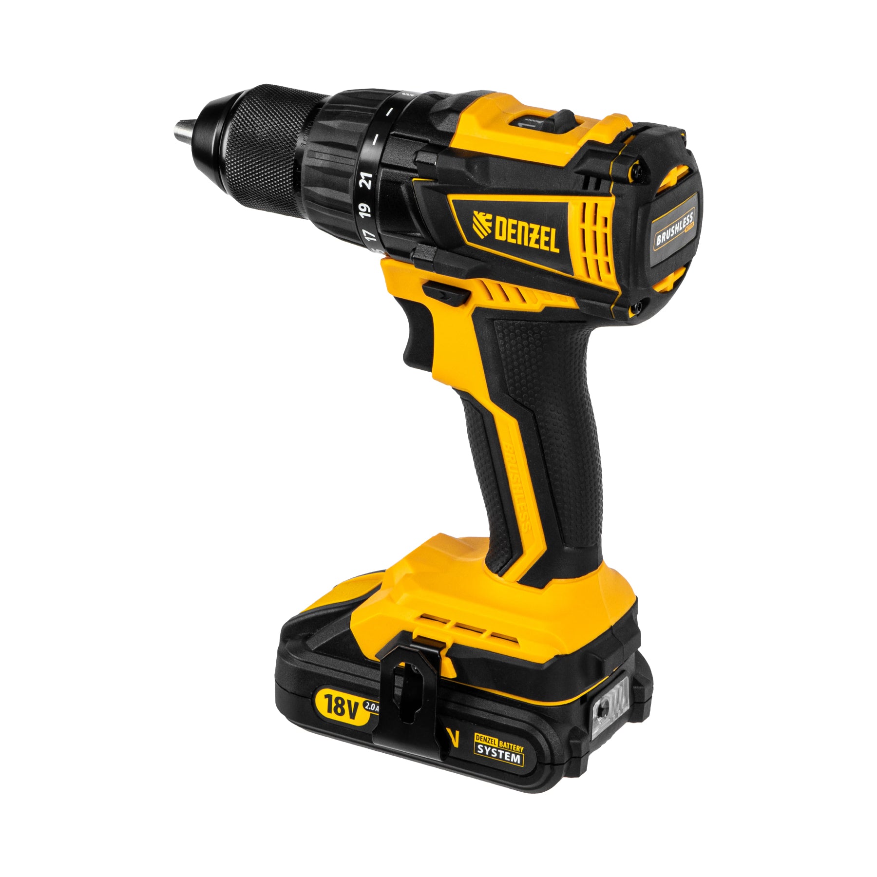 Denzel Cordless Drill Driver B/L Bldl-Ib-18-02 (18V 1.5AMP 2 Batteries) 8826121 (1 Year Warranty)