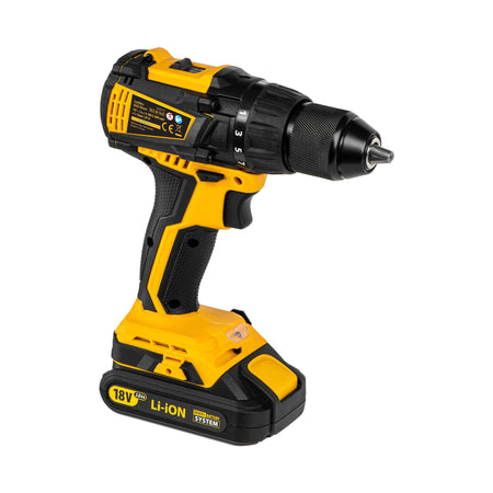 Denzel Cordless Drill Driver B/L Bldl-Ib-18-02 (18V 1.5AMP 2 Batteries) 8826121 (1 Year Warranty)