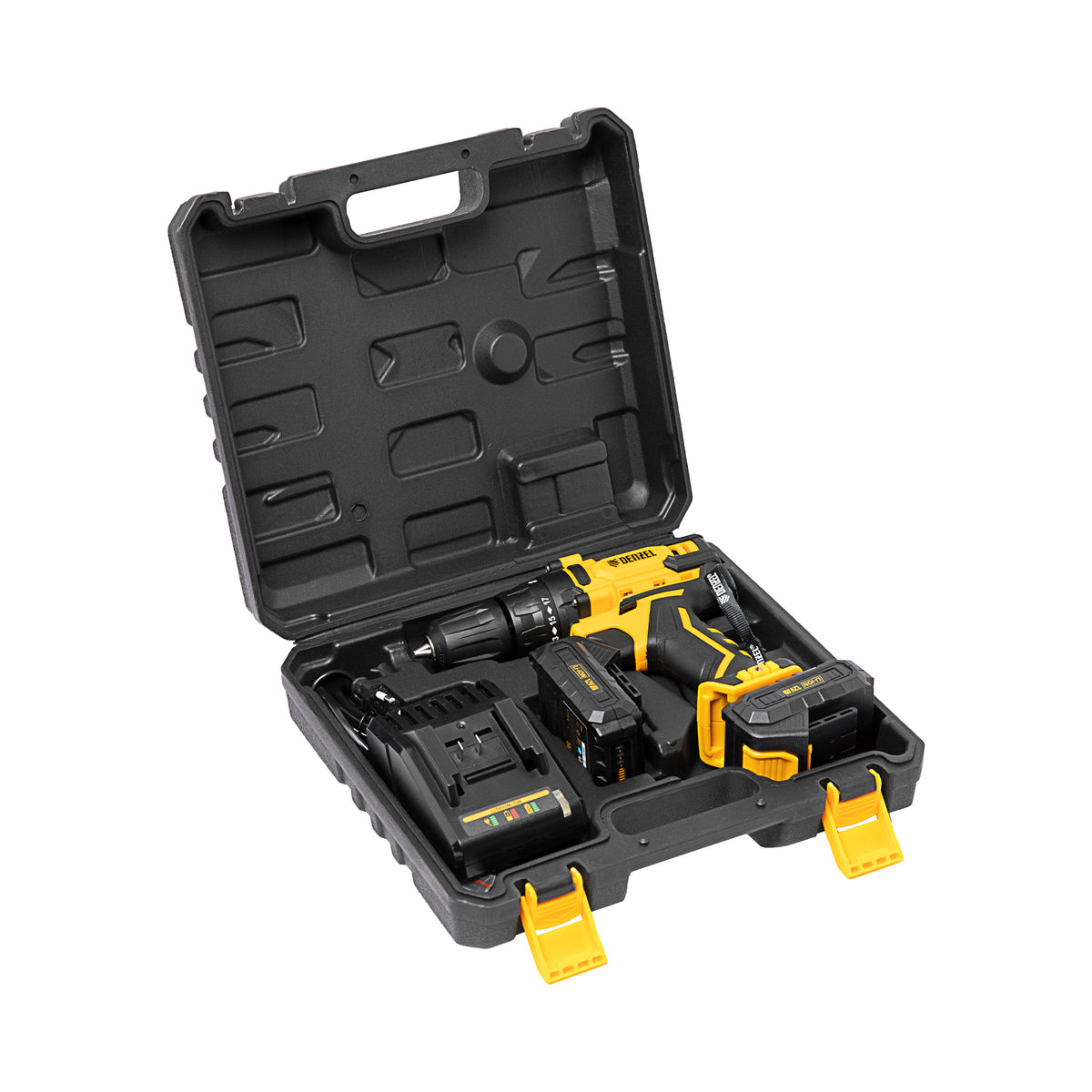 Denzel Cordless Drill Driver CDL-12-02BM 12V 2 Batteries 8826105 (1 Year Warranty)