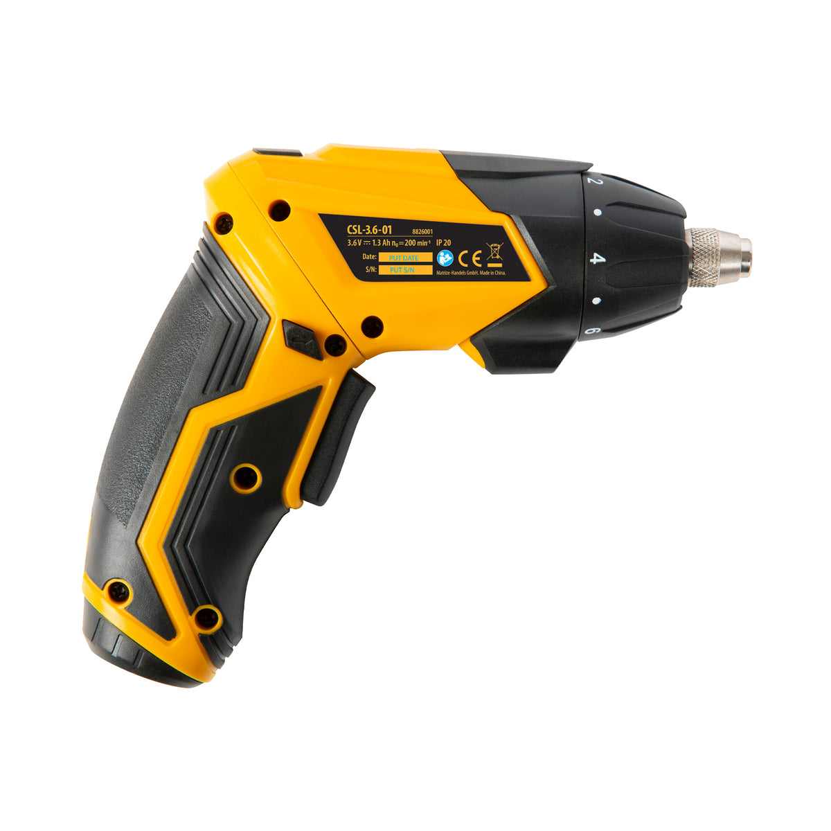 Denzel Cordless Screwdriver Csl-3 1.3Ah With Accessories 8826001 (6 Month Warranty)