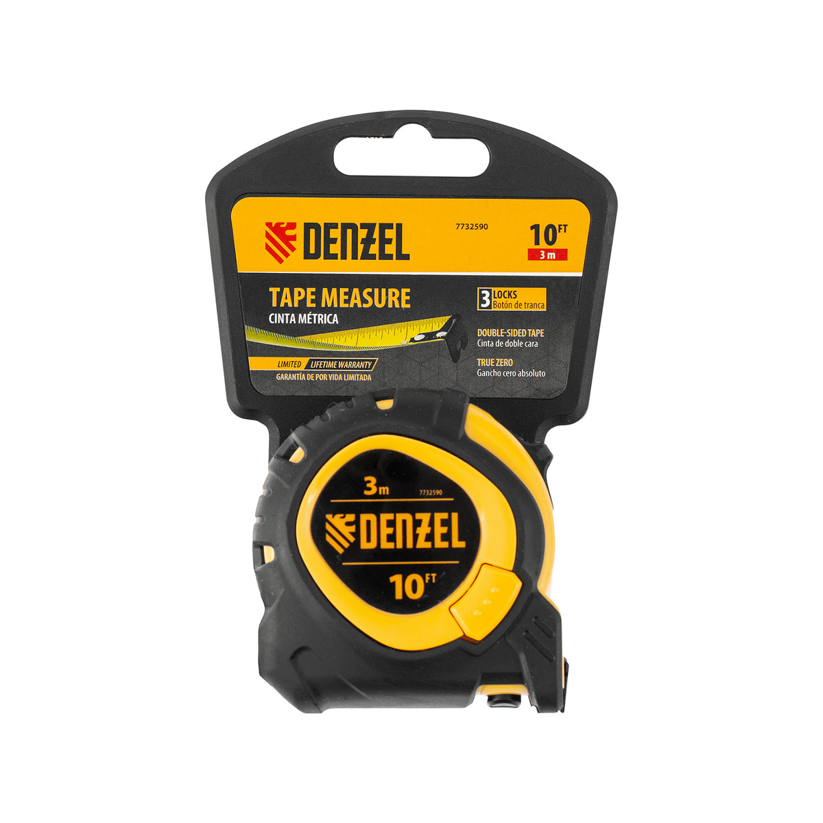 Denzel Tape Measure Rubber Body