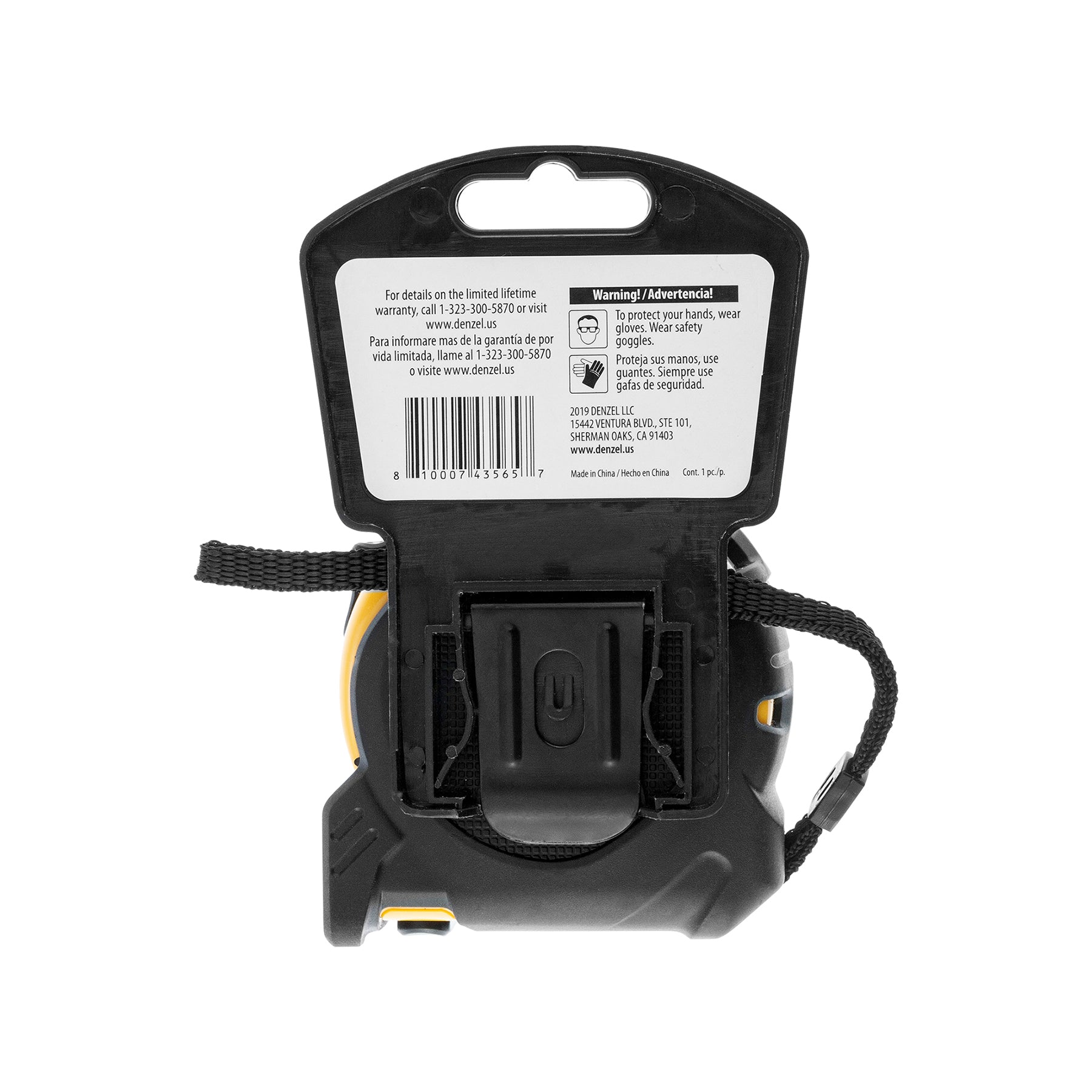 Denzel Tape Measure Rubber Body