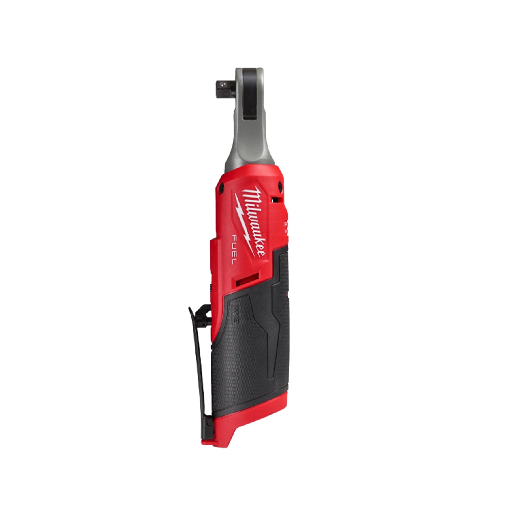 Red Milwaukee tool on a white background