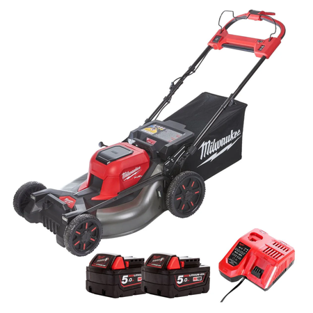 MILWAUKEE M18F2LM53-122 Self-Propelled Lawn Mower 53cm M18 FUEL™ for professional lawn care, landscaping, and grounds maintenance applications.