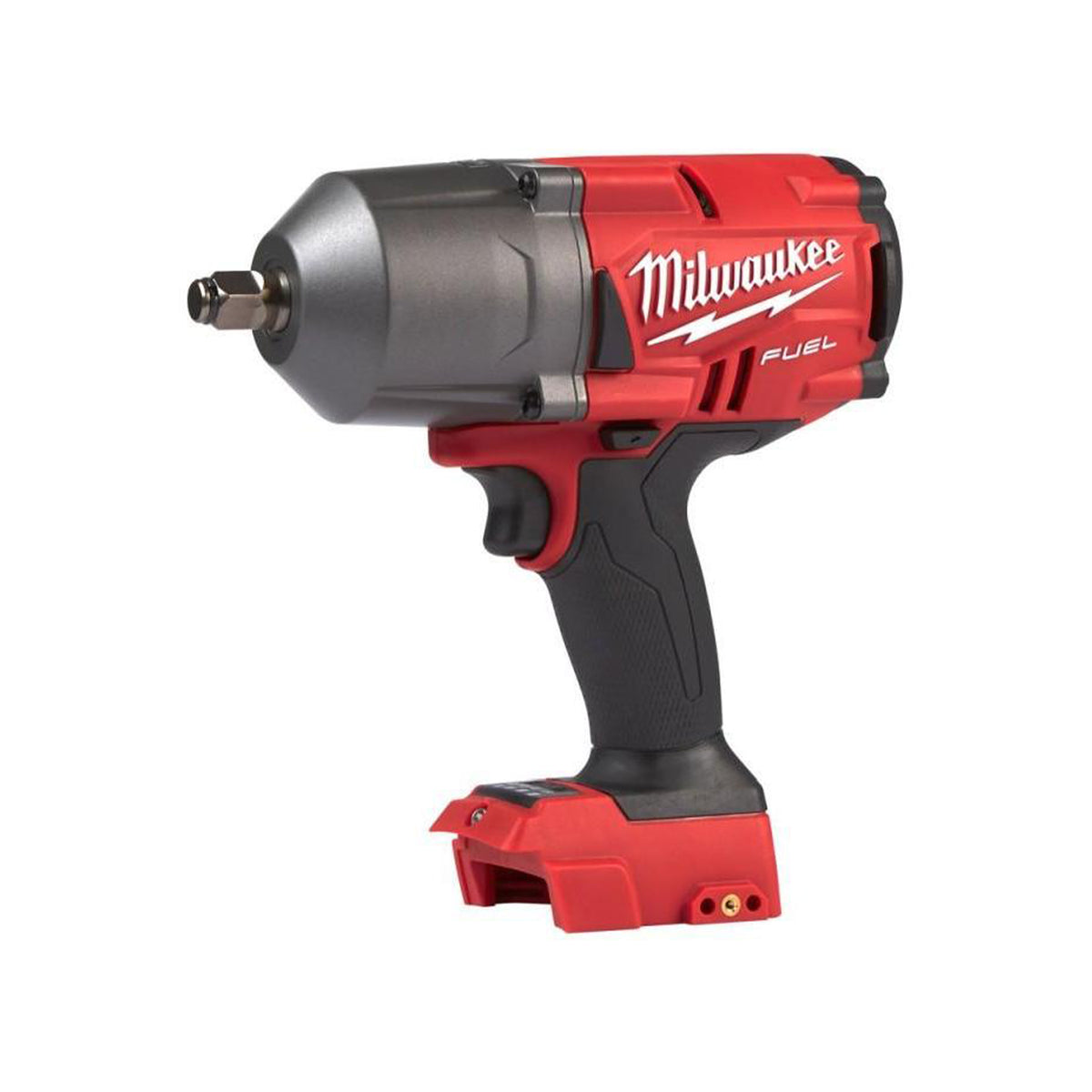 Red Milwaukee power tool on a white background