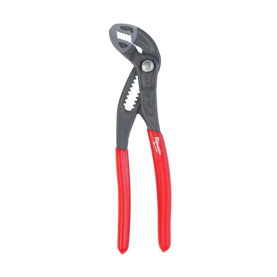 Wrench with red handles on a white background