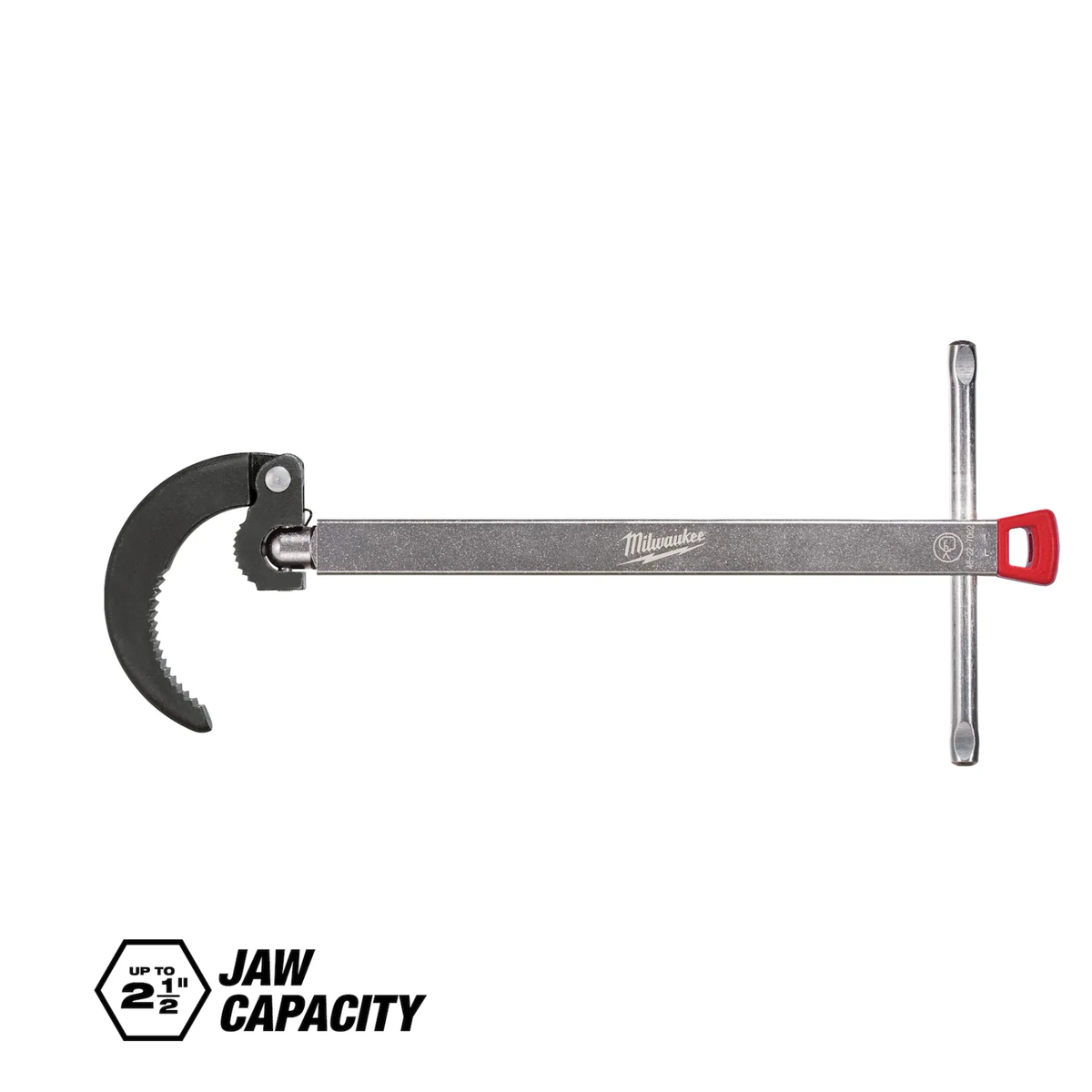 Milwaukee adjustable wrench on a white background