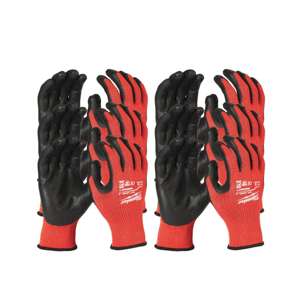Milwaukee Cut Level 3 Gloves M/8 (PACK OF 12PCS) MWHT4932471618