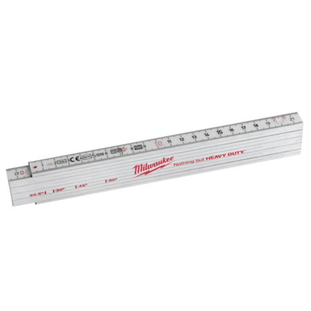 Milwaukee ruler on a white background