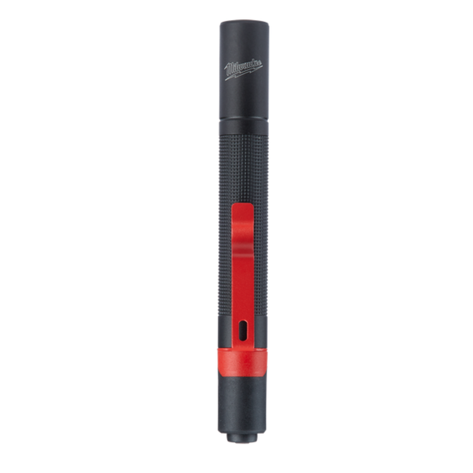 Black and red tool with Milwaukee logo on a white background