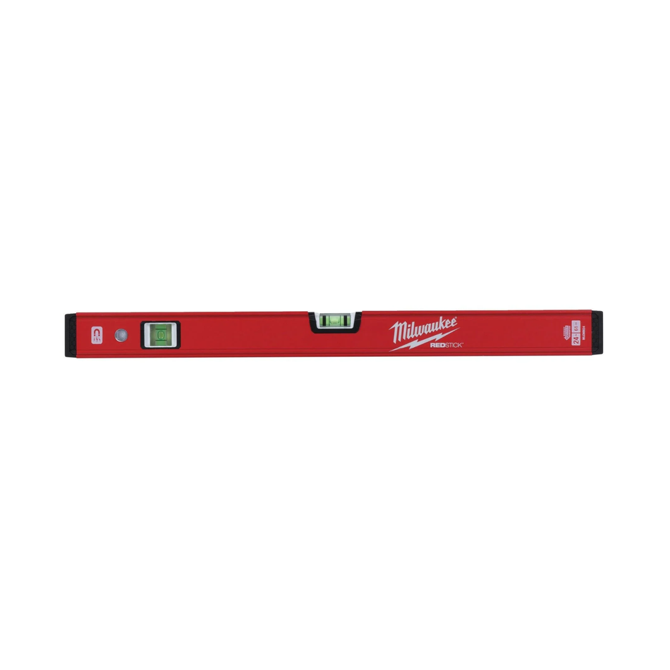 Red Milwaukee tool on a white background
