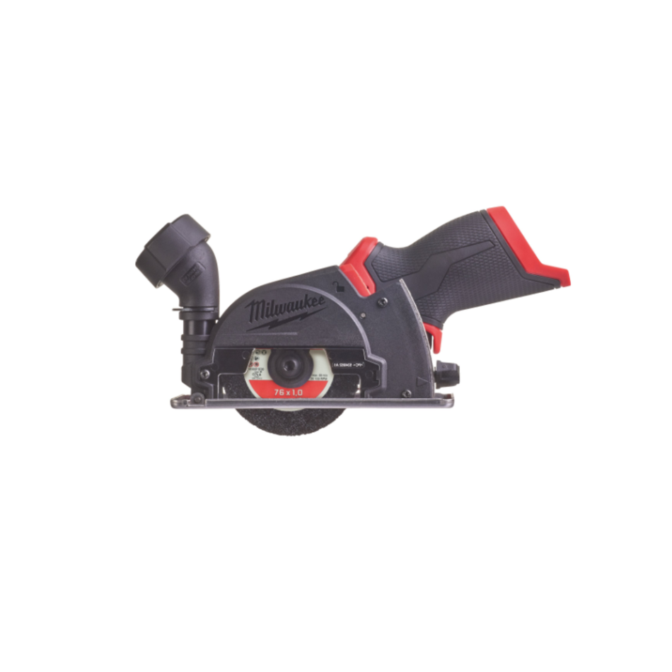 Milwaukee circular saw on a white background