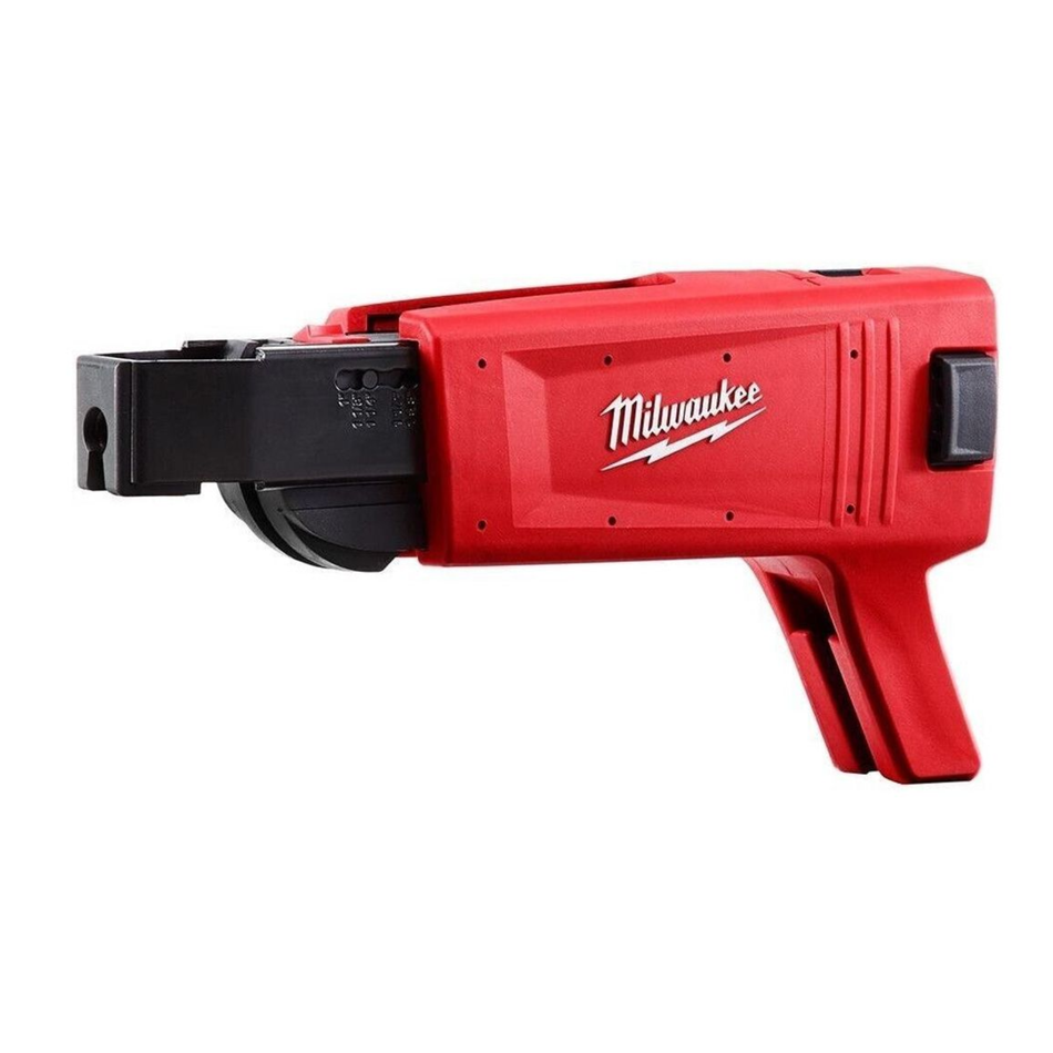 Red Milwaukee tool on a white background