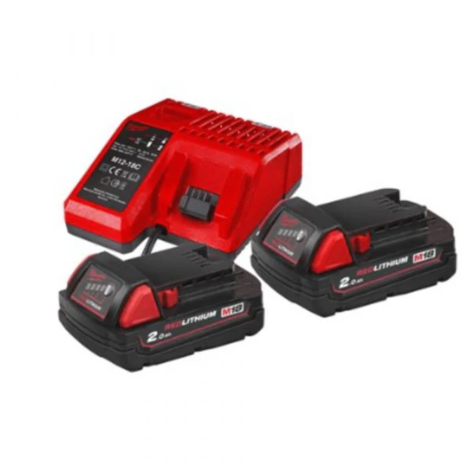 Three RedLithium battery packs on a white background