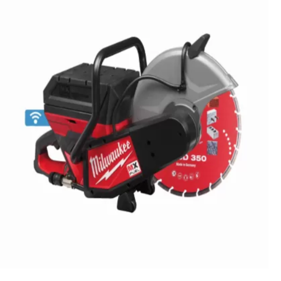 Milwaukee circular saw on a white background