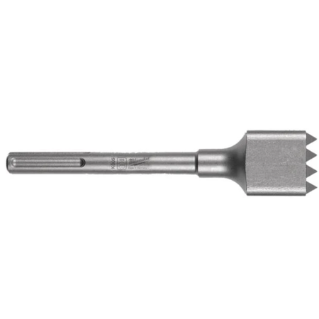 Metal drill bit on a white background