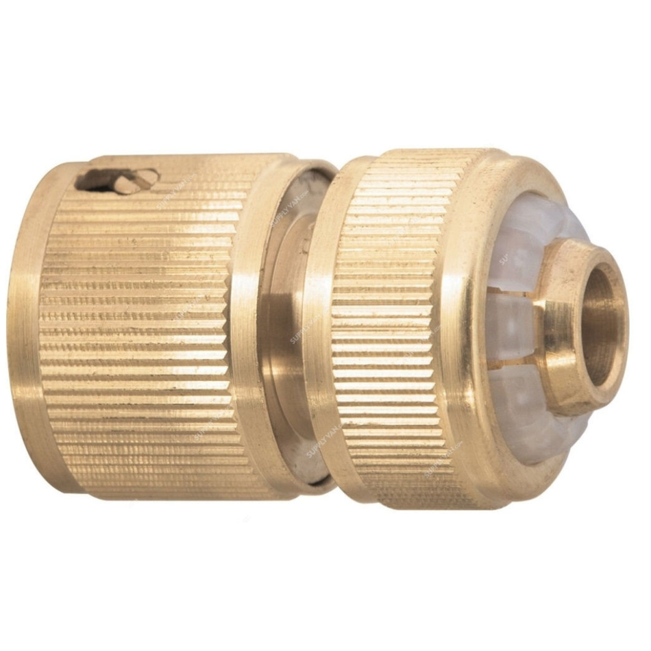 PALISAD Brass Hose Quick Connector 1/2 inch for hose connections, irrigation systems, and outdoor watering applications.