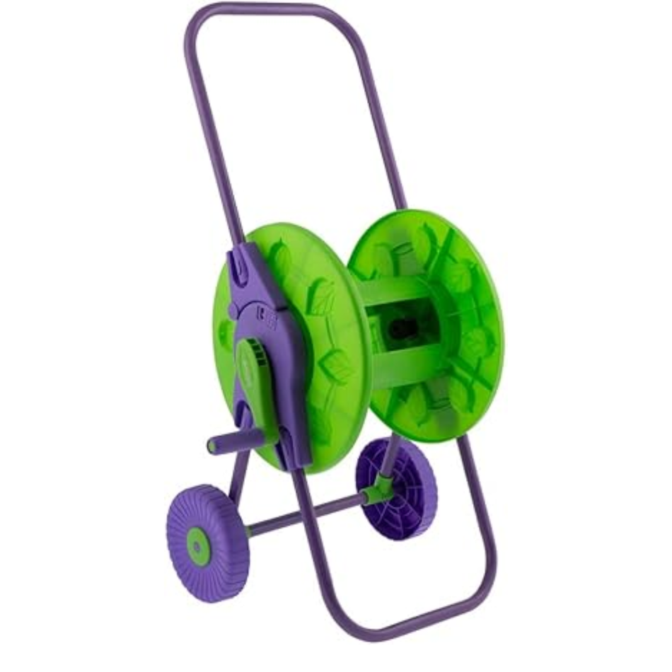 PALISAD Garden Hose Cart 45M 674058 for storing, organizing, and transporting garden hoses in irrigation and watering applications.