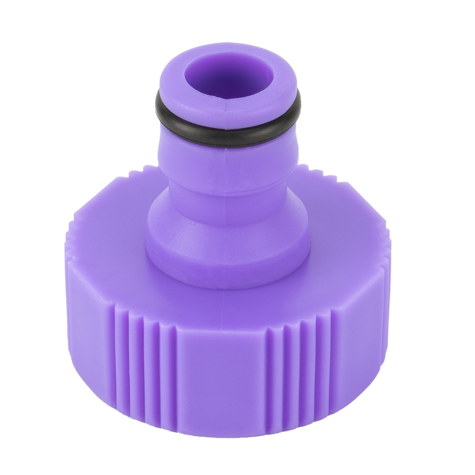 PALISAD Plastic Hose Adapter 1 inch Internal Thread 657308 for hose connections, irrigation systems, and outdoor watering applications.w
