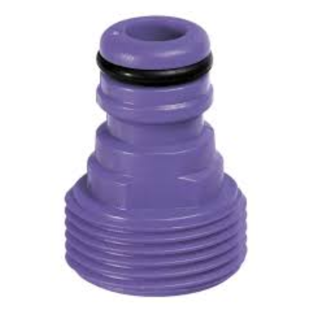 PALISAD Plastic Hose Adapter 3/4 inch External Thread 657508 for hose connections, irrigation systems, and outdoor watering applications.