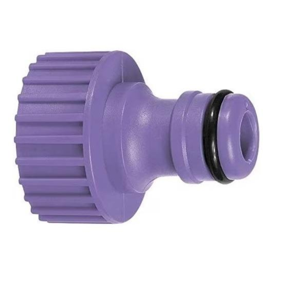 PALISAD Plastic Hose Adapter 3/4 inch Internal Thread 657258 for hose connections, irrigation systems, and outdoor watering applications.