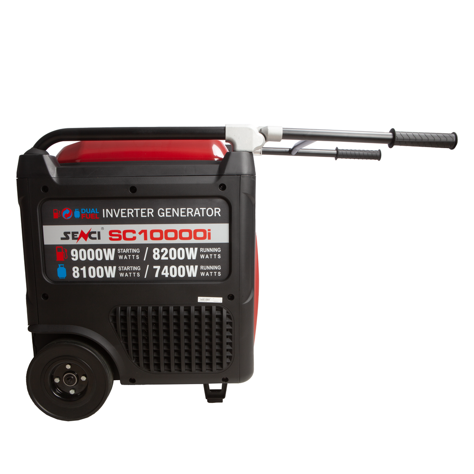 Senci SC10000 inverter generator on a white background