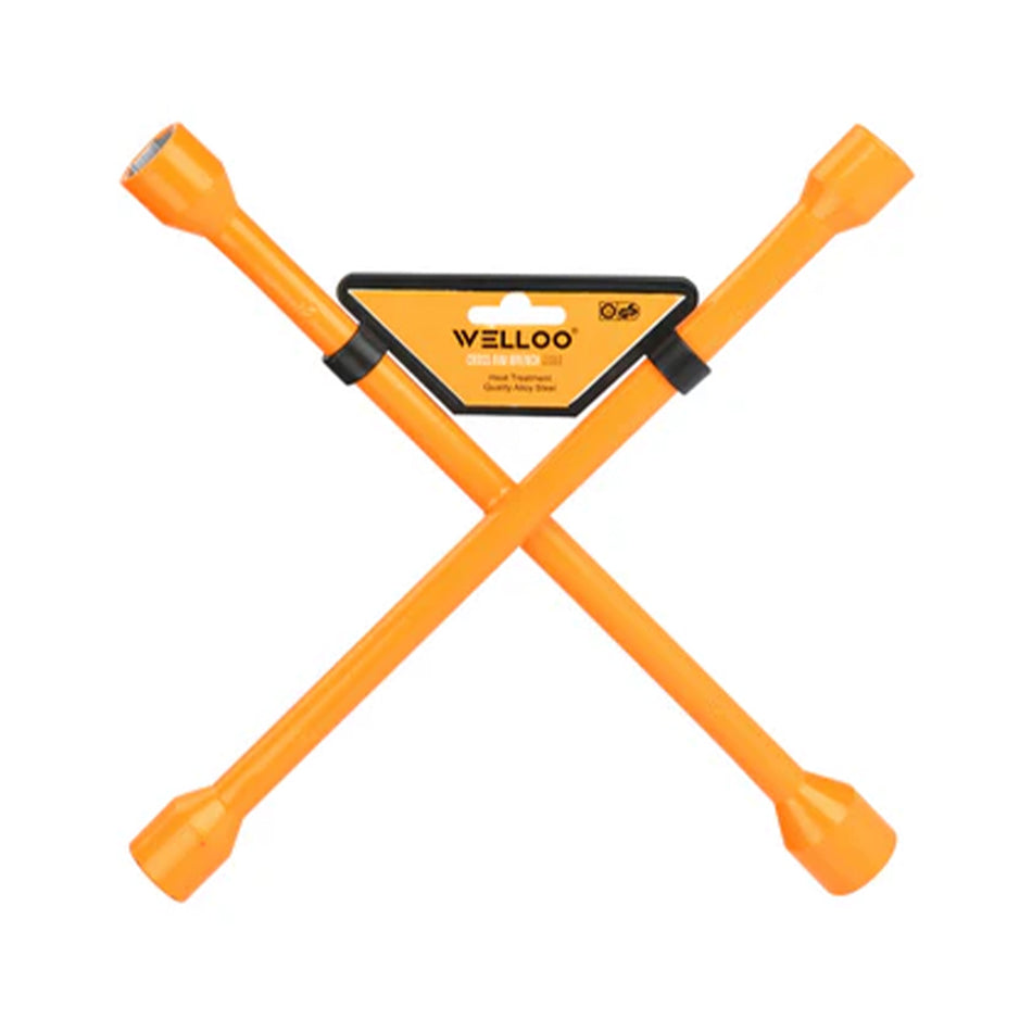 Two orange tools with a 'Welloo' brand label on a white background